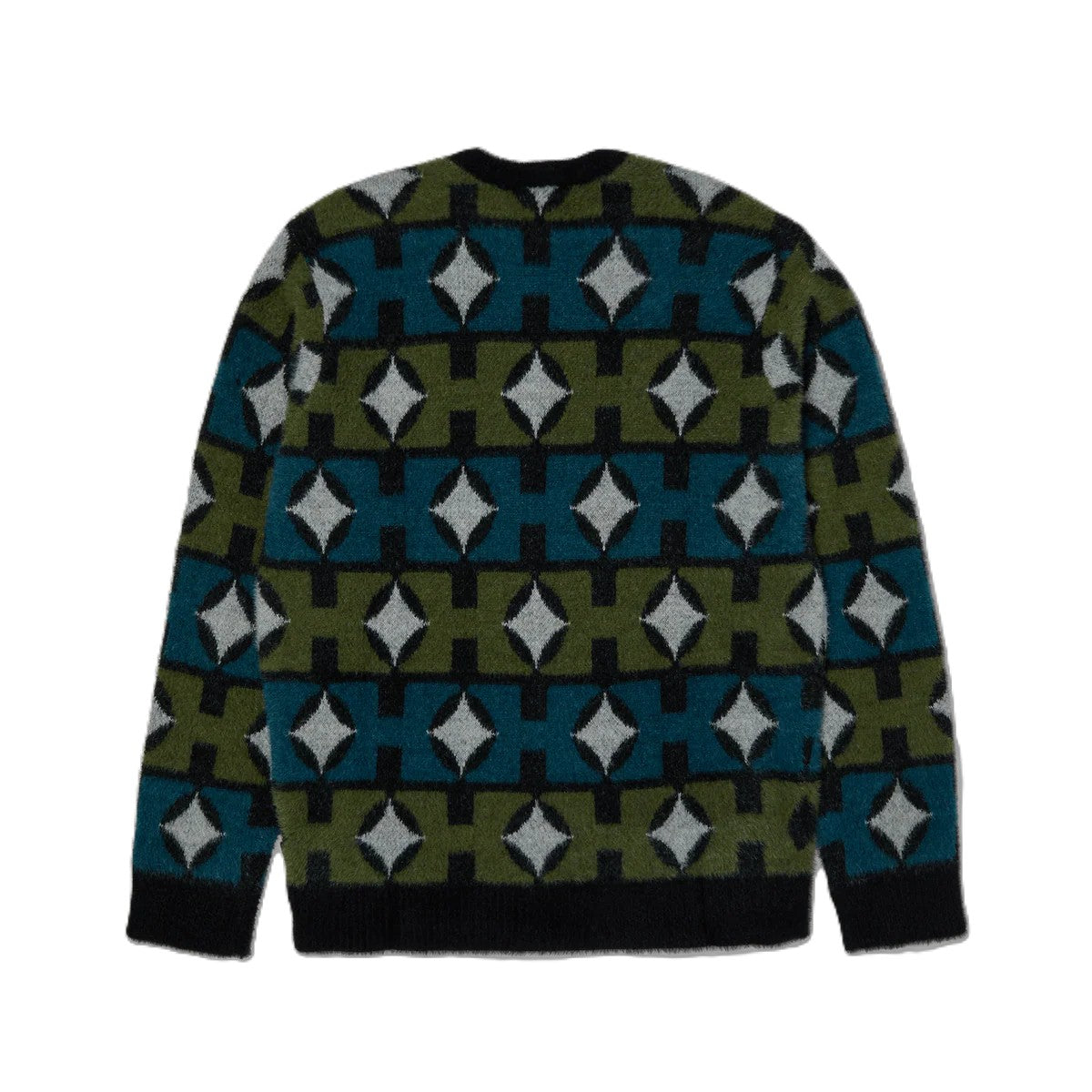 Huf Space Age Crewneck Sweater Pine
