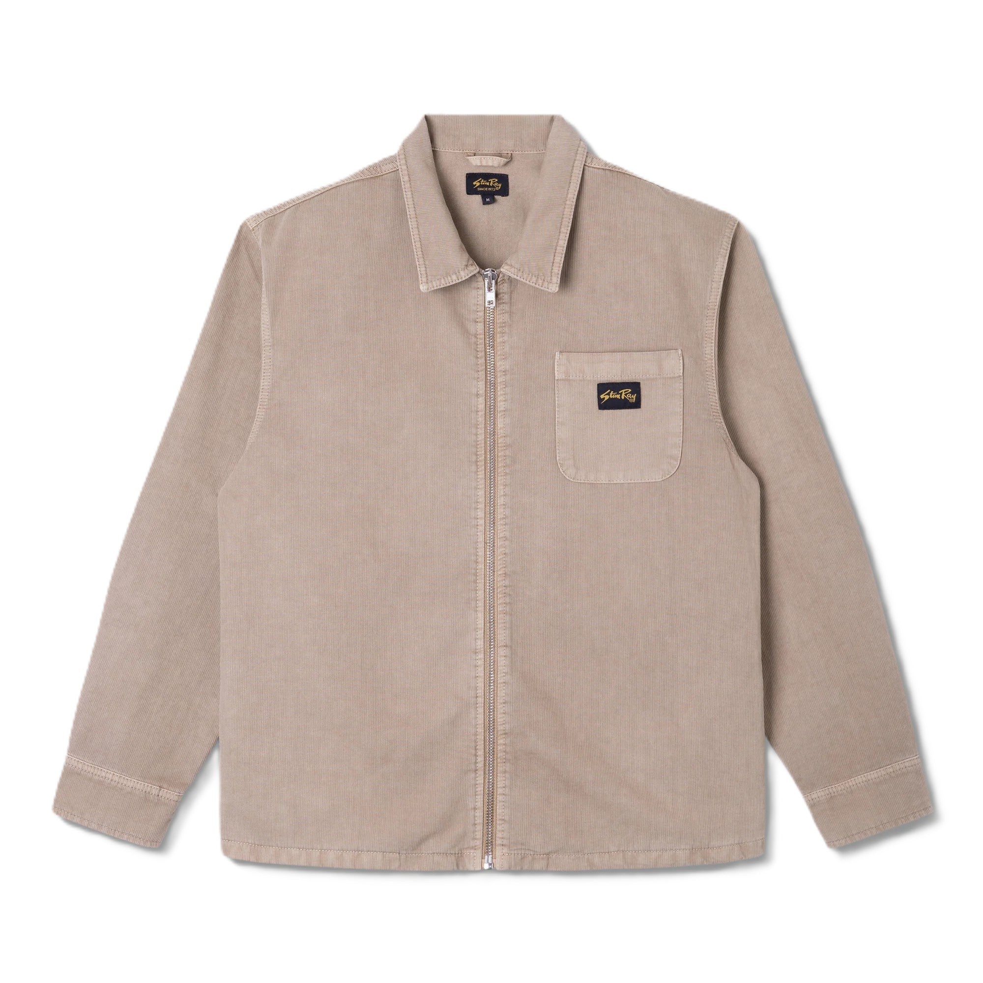 Stan Ray Zip Shirt Eucalyptus Bedford Cord