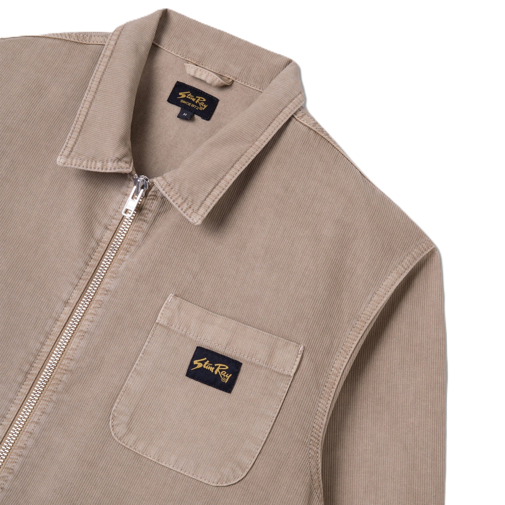 Stan Ray Zip Shirt Eucalyptus Bedford Cord