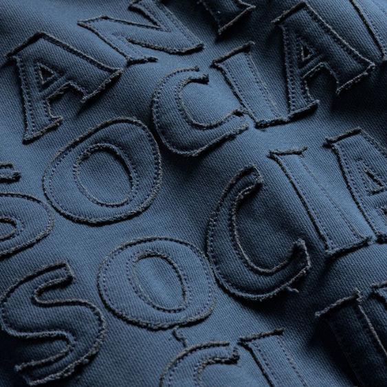 Anti Social Social Club Toned Down Applique Hoodie