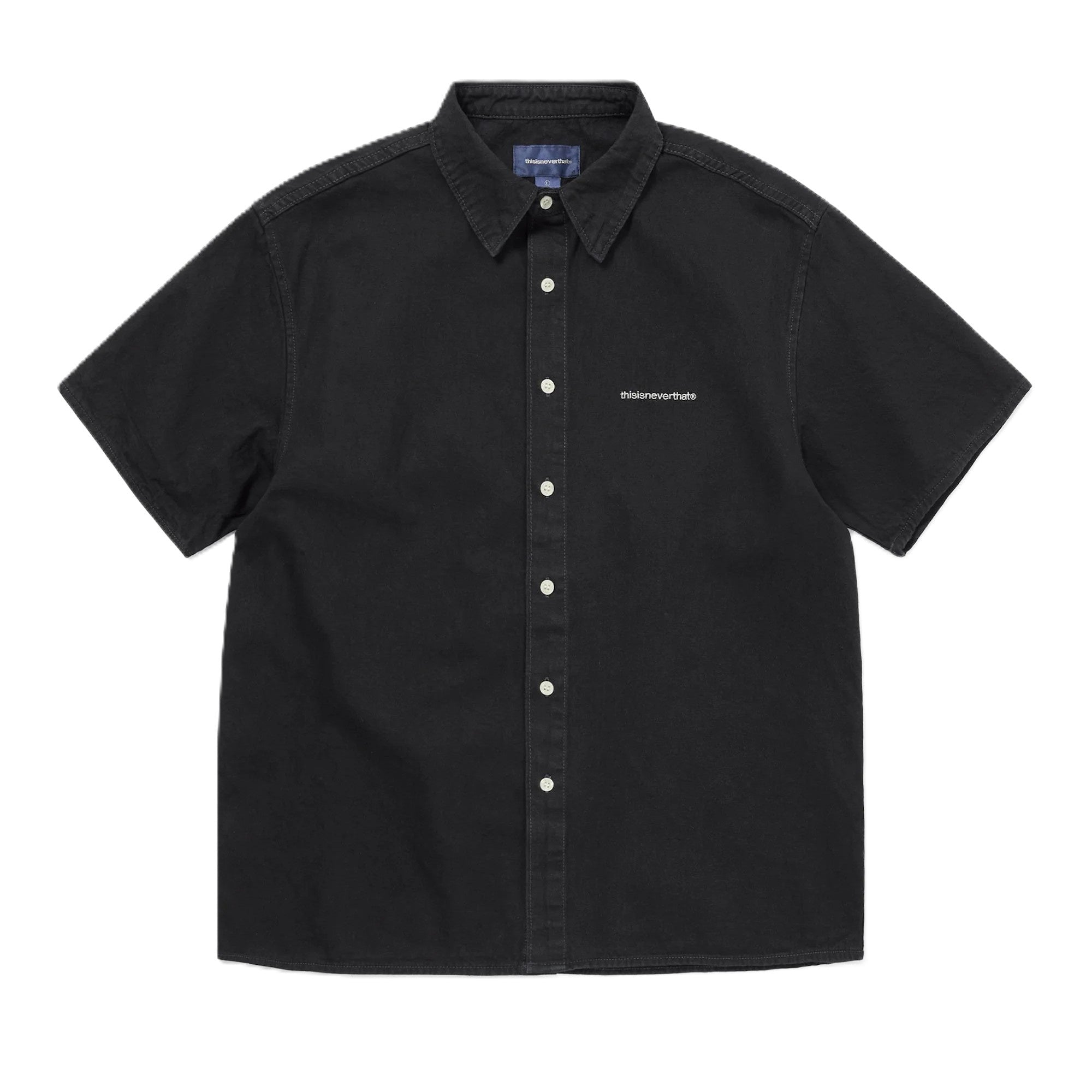 thisisneverthat Washed Denim S/S Shirt Black