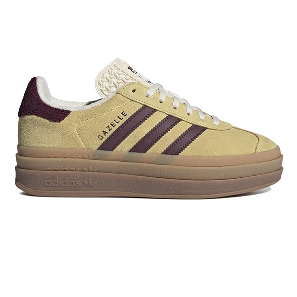 Adidas Originals Gazelle Bold W Almost Yellow Maroon White