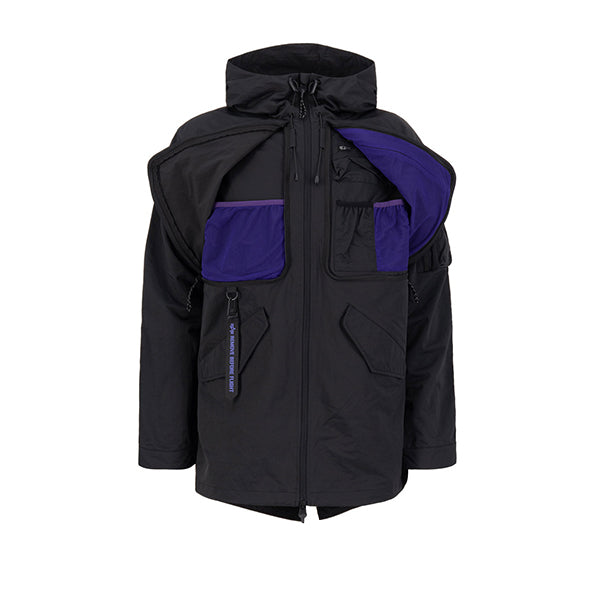 Alpha Industries Utility Fishtail Jacket UV Black