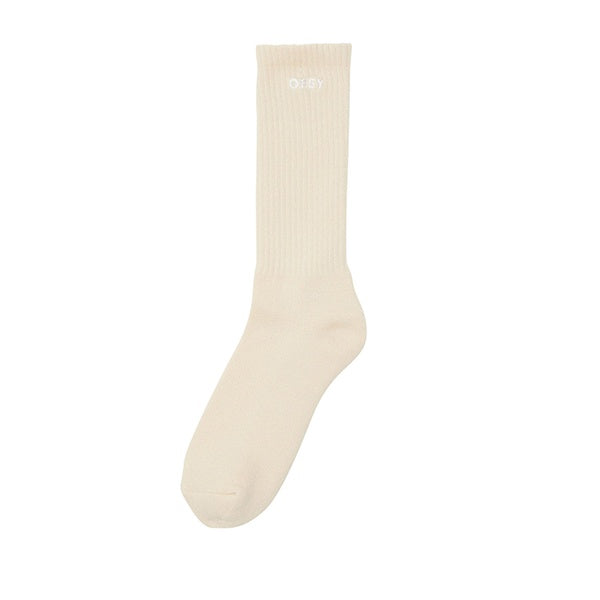 Obey Bold Socks Unbleached