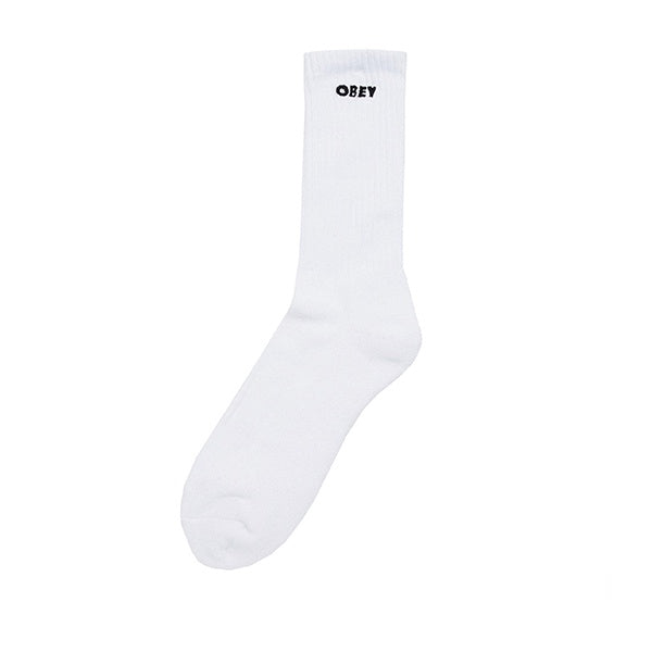 Obey Bold Socks White