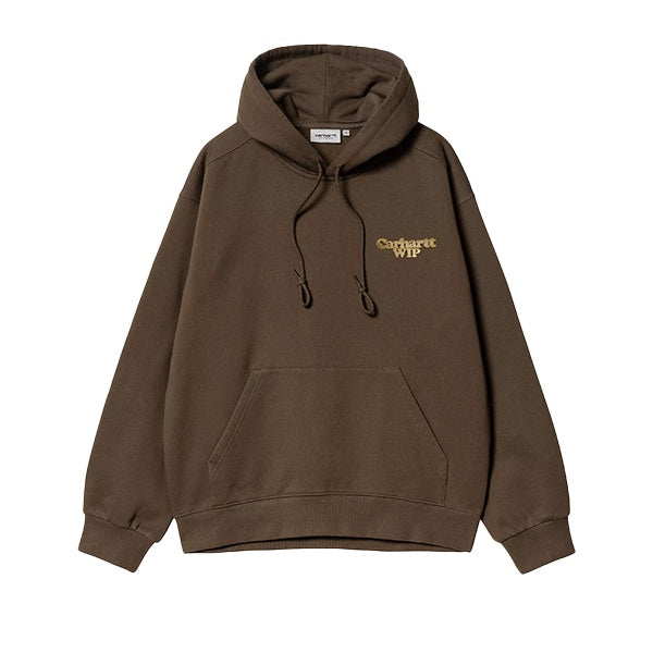 Carhartt WIP Hooded Charm Link Sweat Liberica Gold Stone Washed