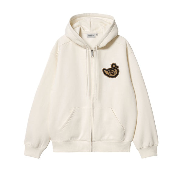 Carhartt WIP Hooded Brown Ducks Jacket Wax