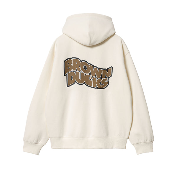 Carhartt WIP Hooded Brown Ducks Jacket Wax