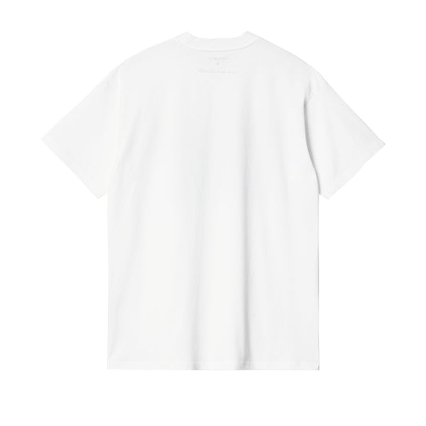 Carhartt WIP SS Ollie Mac Icy Lake T-Shirt White