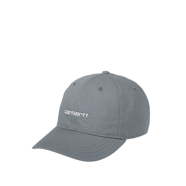 Carhartt WIP Canvas Script Cap Dove Grey Wax
