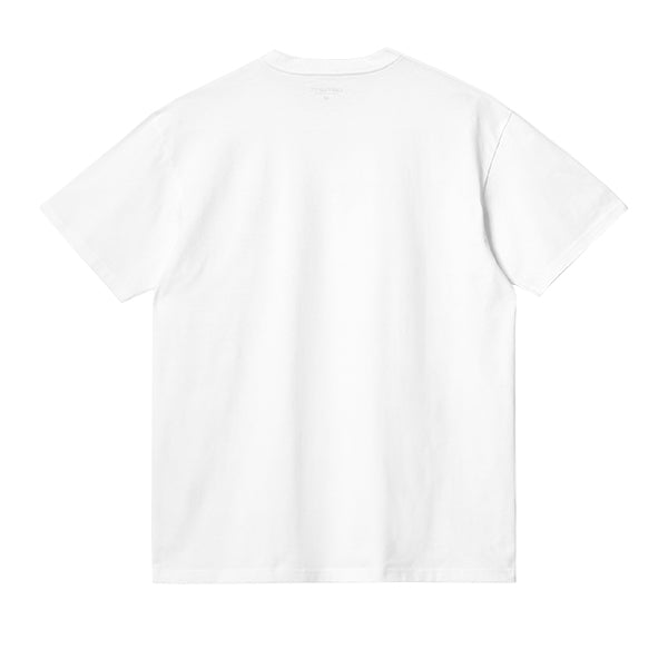 Carhartt WIP SS Chase T Shirt White Gold