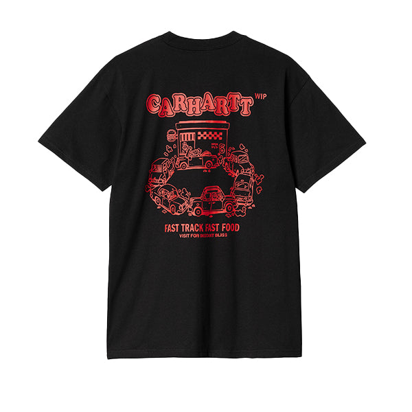 Carhartt WIP SS Fast Food T shirt Black