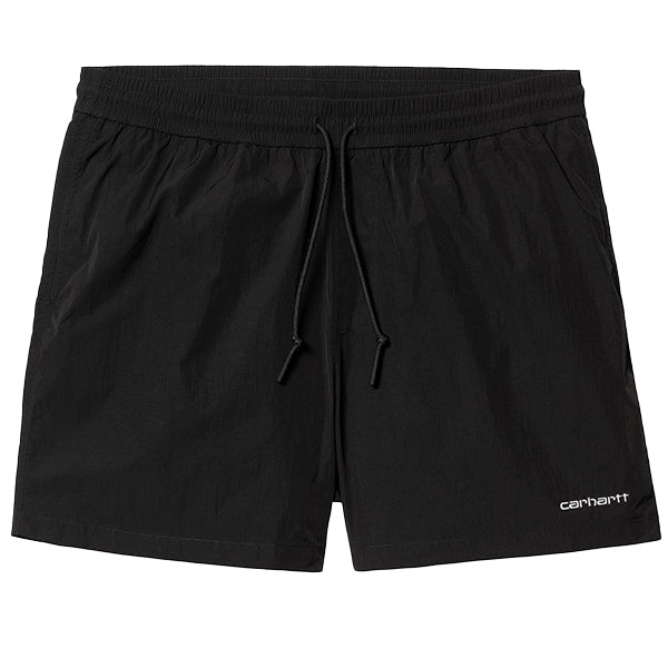 Carhartt WIP Tobes Swim Trunks Black White