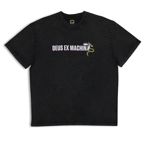 Deus Surf Shop Tee Anthracite