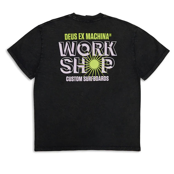 Deus Surf Shop Tee Anthracite