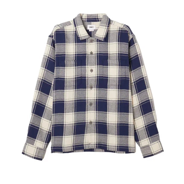 Obey Echos Woven Shirt Academy Navy Multi