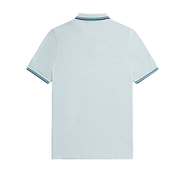 Fred Perry Twin Tipped Shirt Light Ice Blue