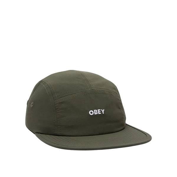 Obey Bold Nylon Camp Cap Olive