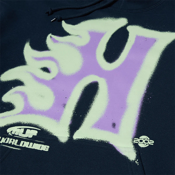 Huf Heat Wave Pullover Hoodie Navy