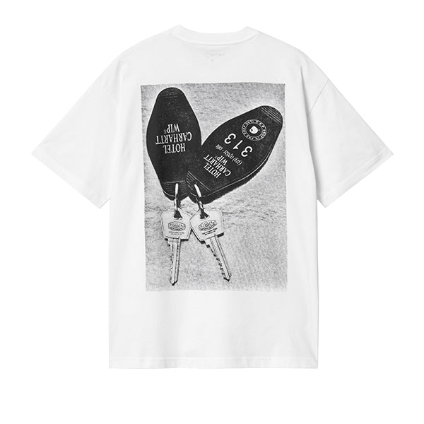 Carhartt WIP SS Hotel Keys T Shirt White Black