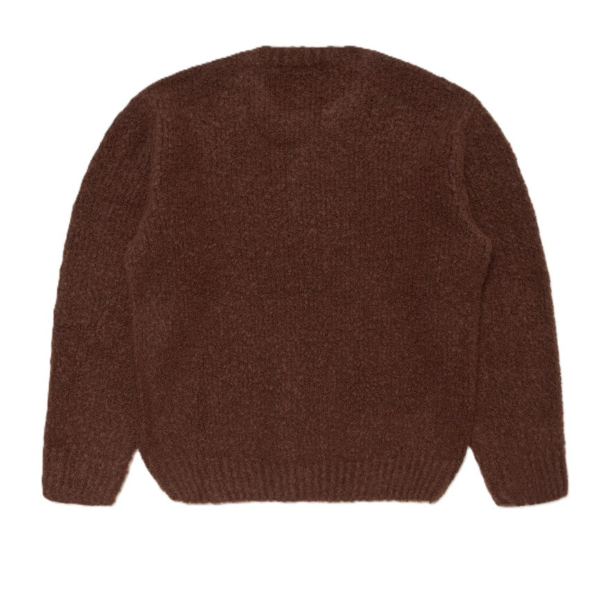 Edwin Dun Textured Sweater Rum Raisin