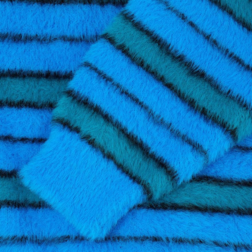 Edwin Striped Hairy Sweater