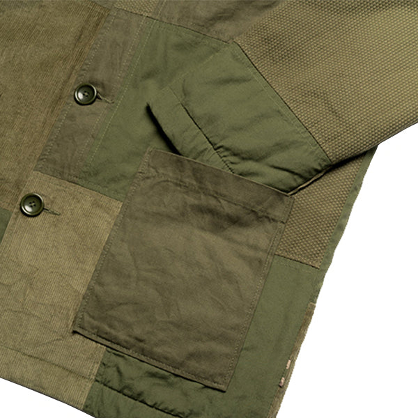 Maharishi Patchwork Donkey Jacket Olive