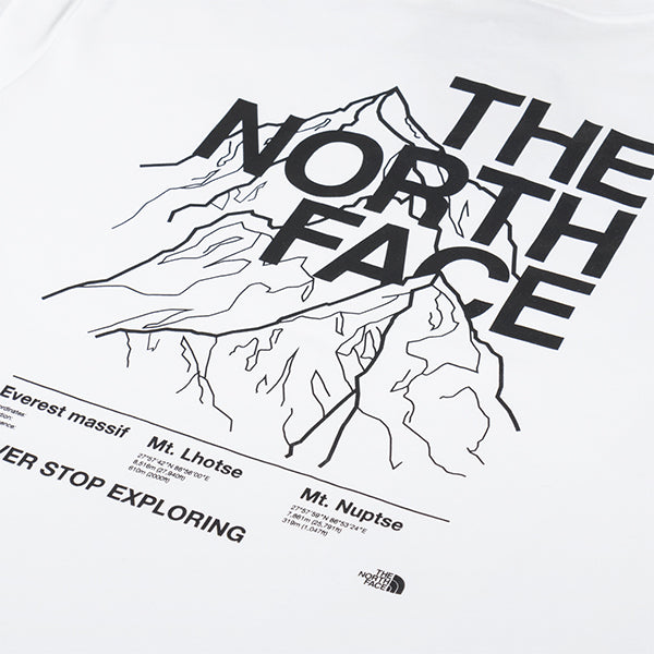 The North Face SS Mount Out T shirt White Black