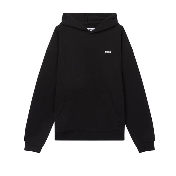 Obey Bold Star Extra Heavy Hood Black