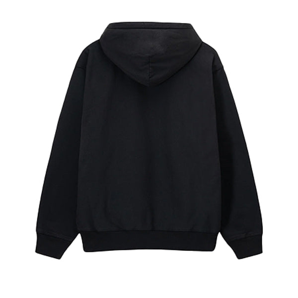 Stussy Stock Logo Hood Black