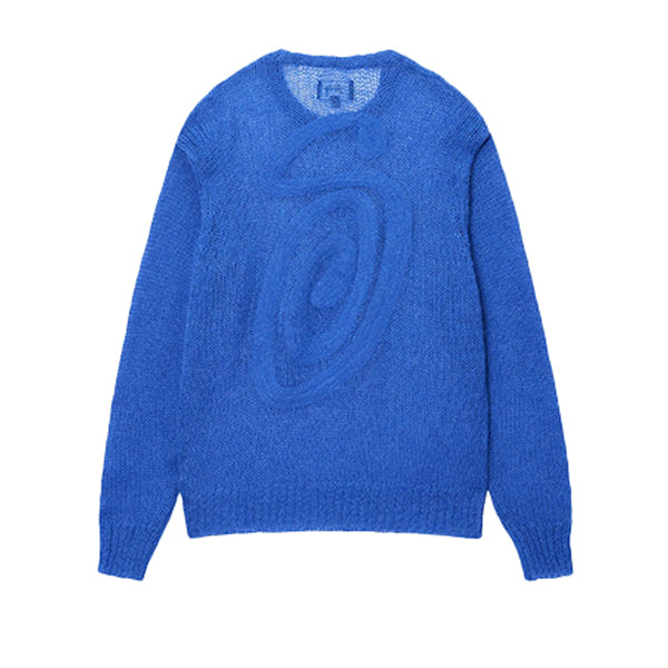 Stussy S Loose Knit Sweater Blue