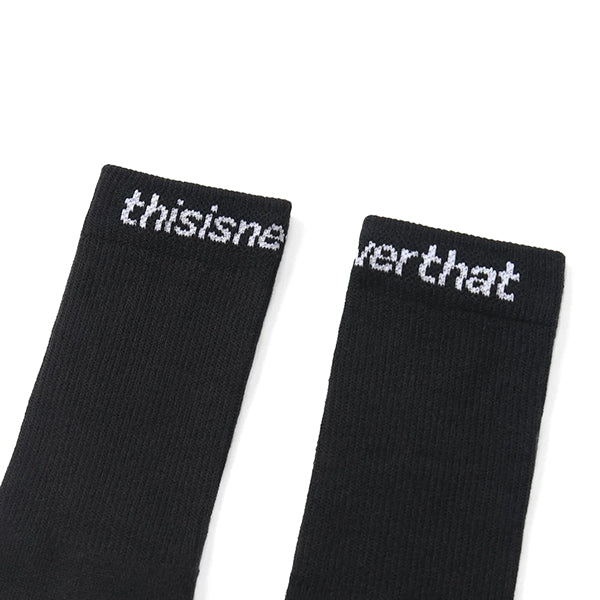 thisisneverthat SP Logo Socks 3 Pack Black