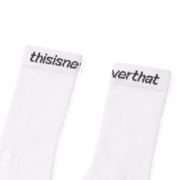 thisisneverthat SP Logo Socks 3 Pack White