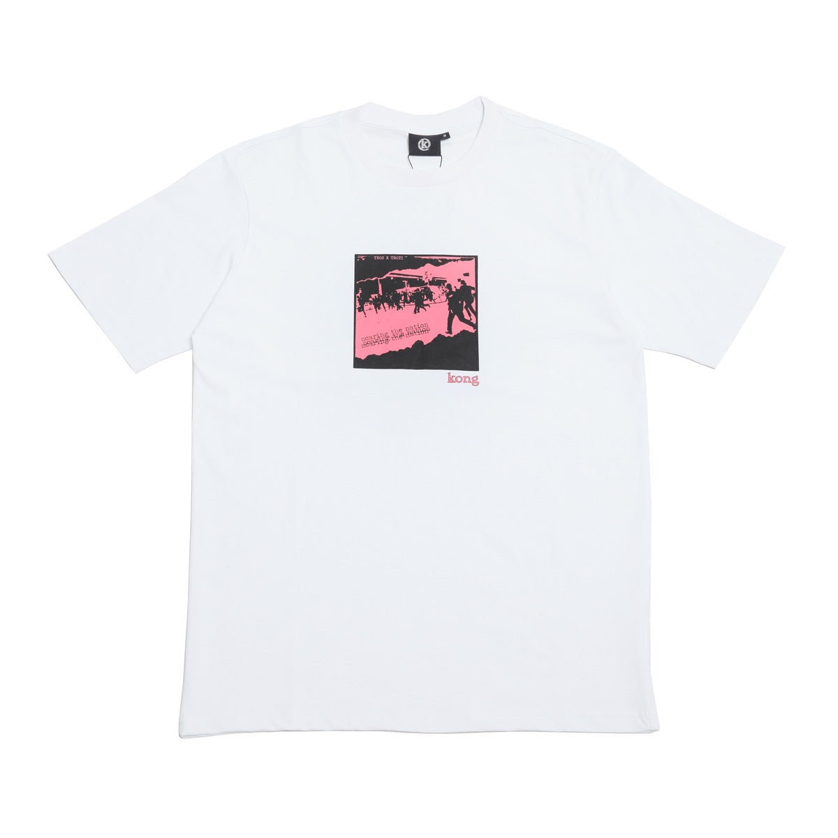 Kong Scaring The Nation Tee White