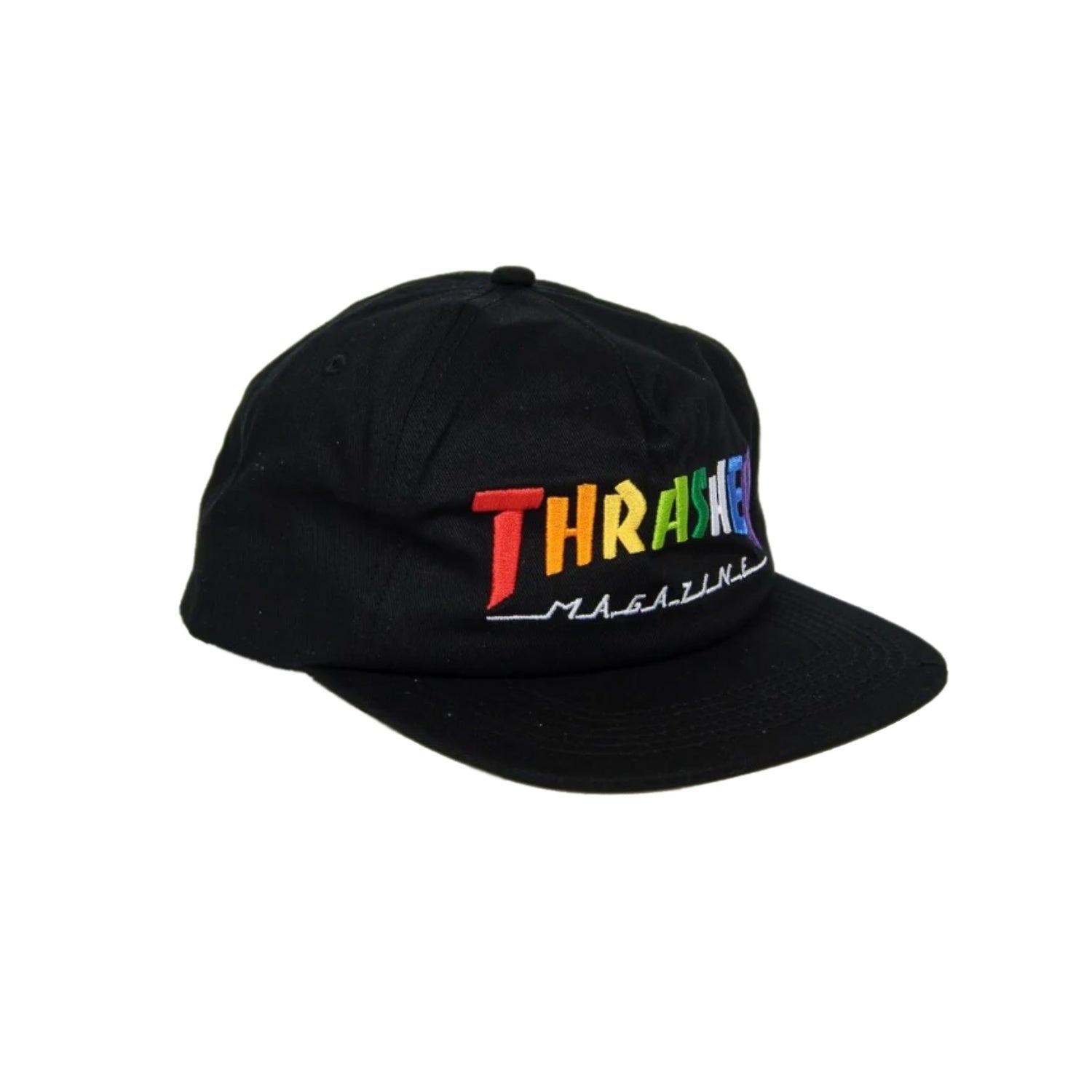 Thrasher Cap Rainbow Mag Logo Black