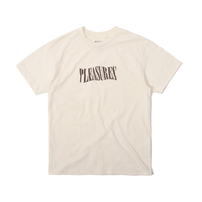Pleasures Party Logo T-Shirt Cream