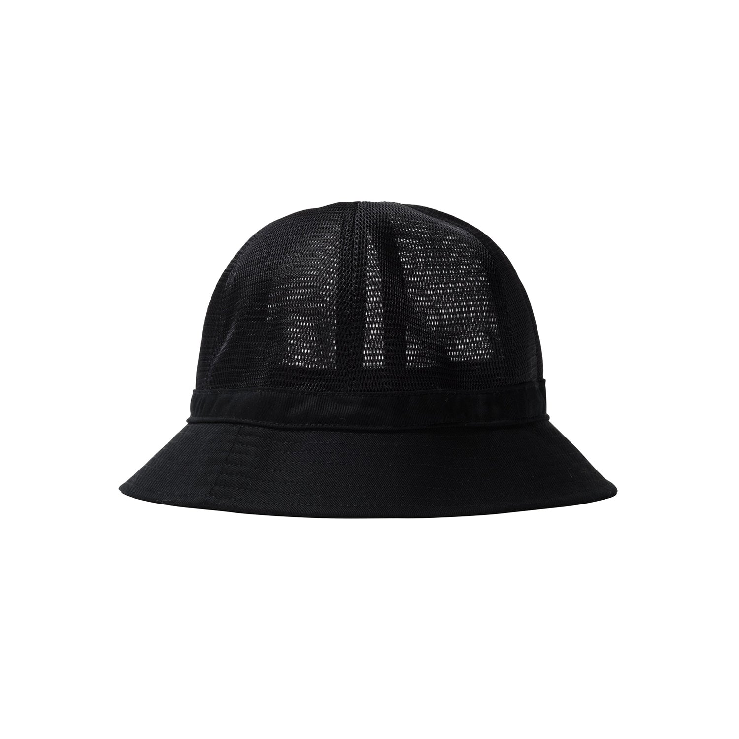 Stussy Mesh Crown Bell Bucket Hat Black