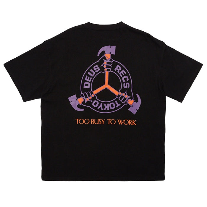 Deus Divine Hammer Tee Phantom Black