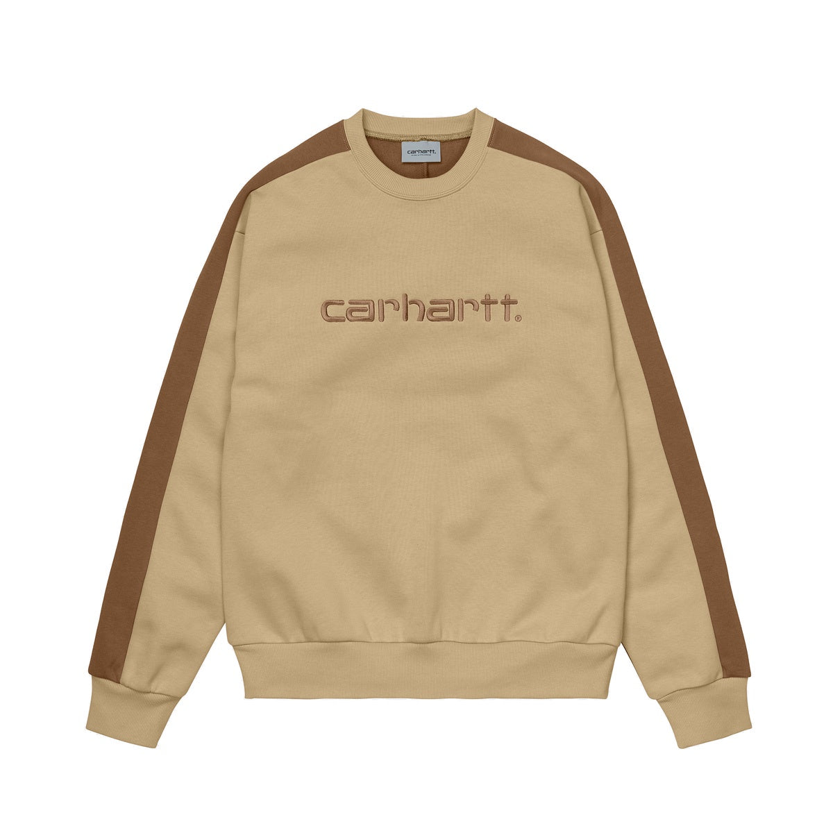 Carhartt WIP Tonare Sweat Dusty H Brown Hamilton Brown