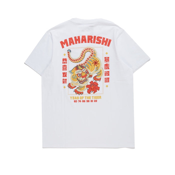 Maharishi Wuqiang Tiger T Shirt White