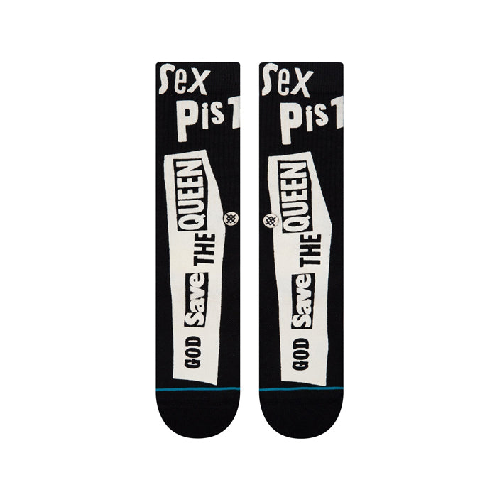 Stance God Save The Queen Sock Black