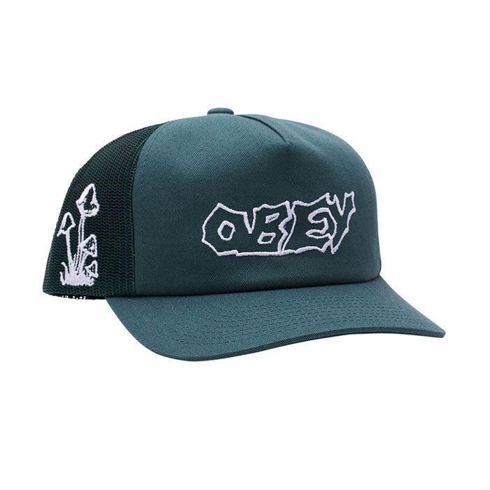 Obey Disobey Trucker Cap Leaf