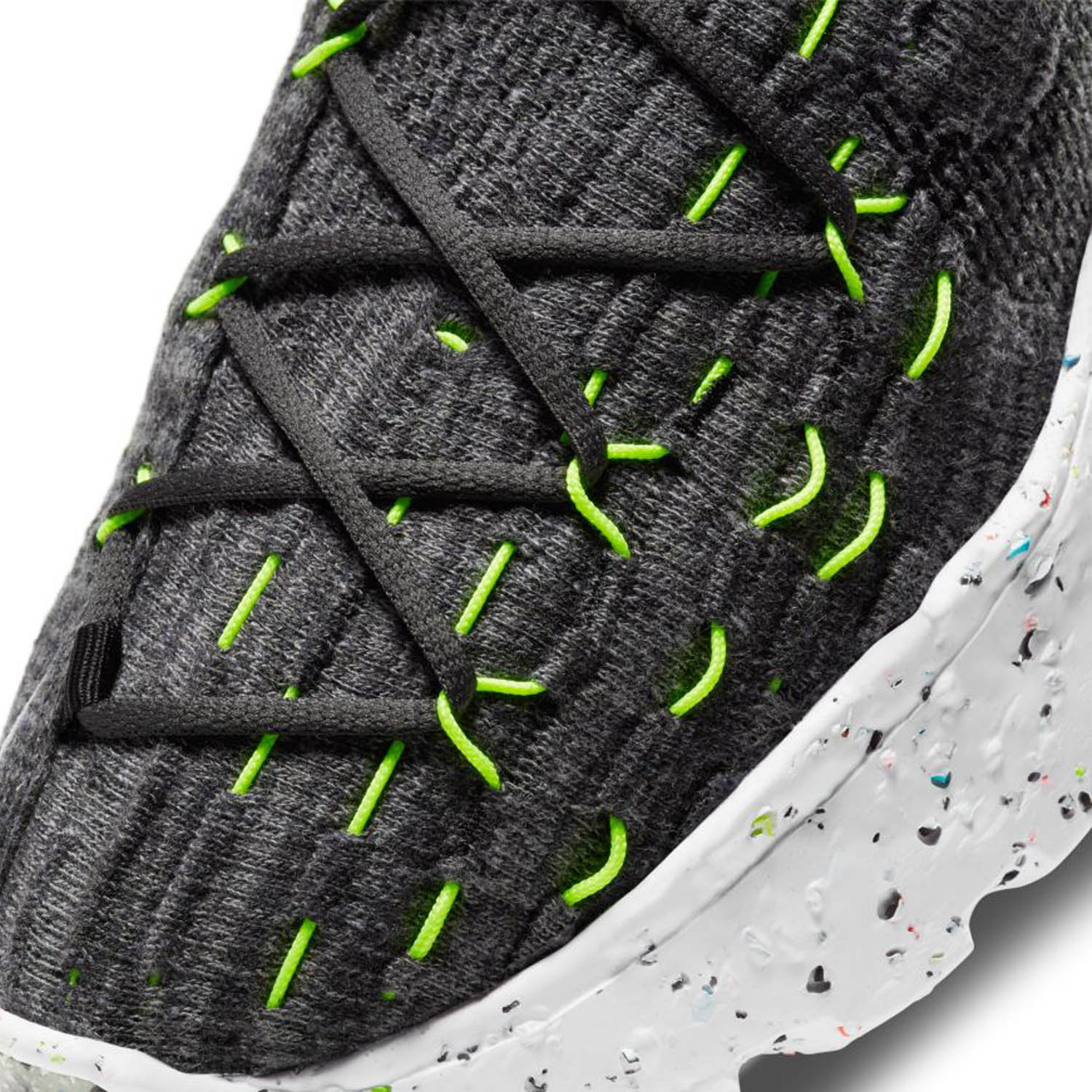 Nike Space Hippie 04 Black Black Volt White