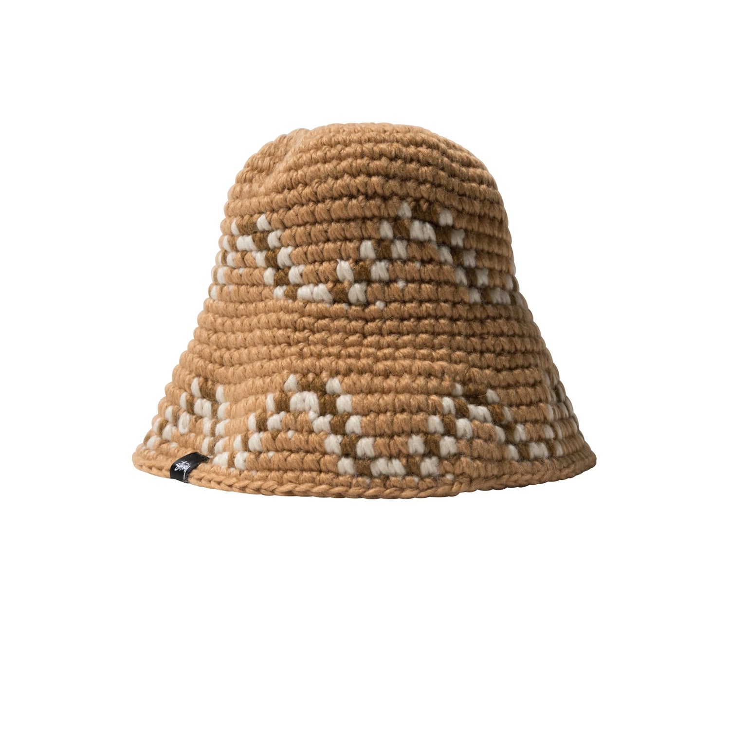 Stussy Giza Knit Bucket Hat Brown