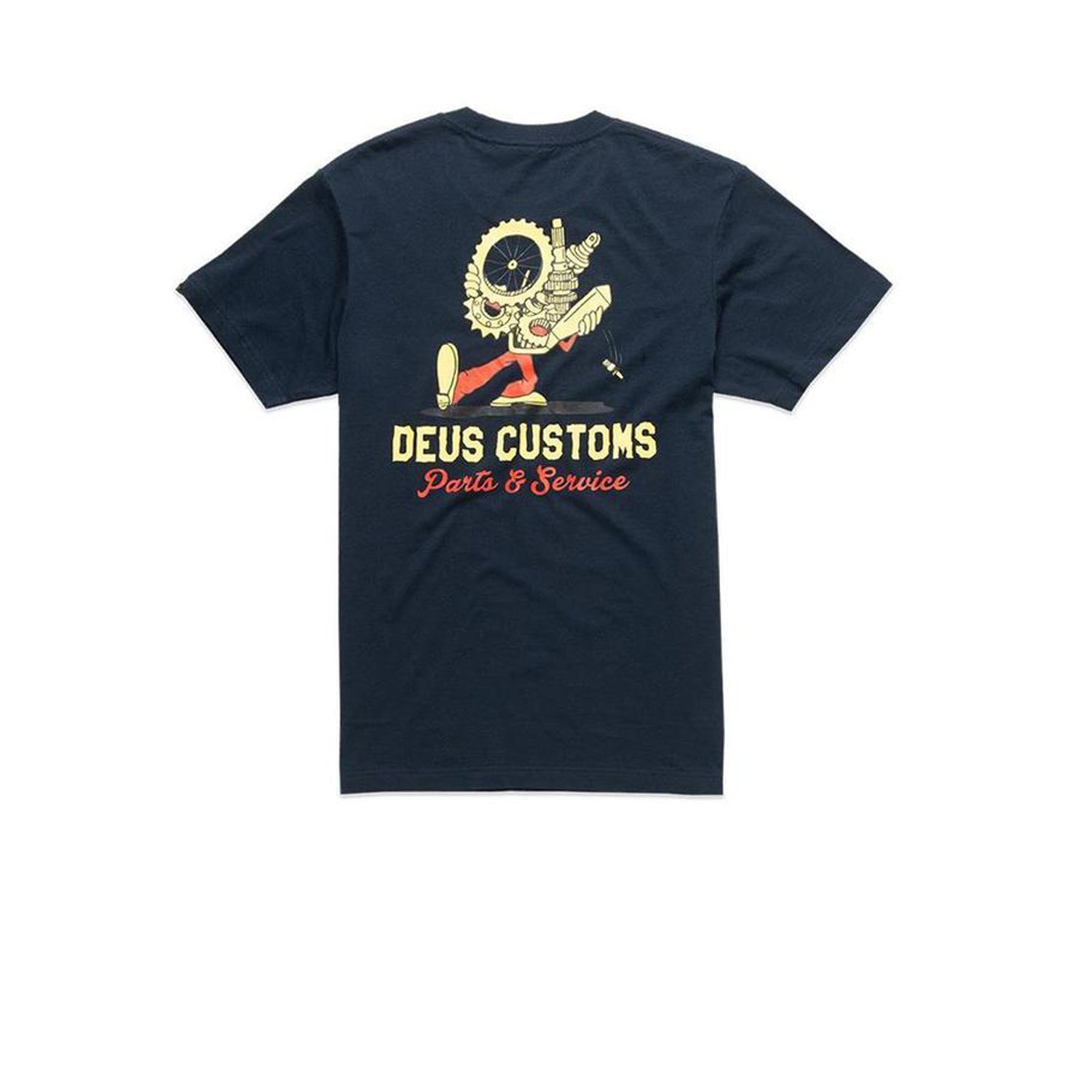 Deus Bush Mechanics Tee Midnight Navy