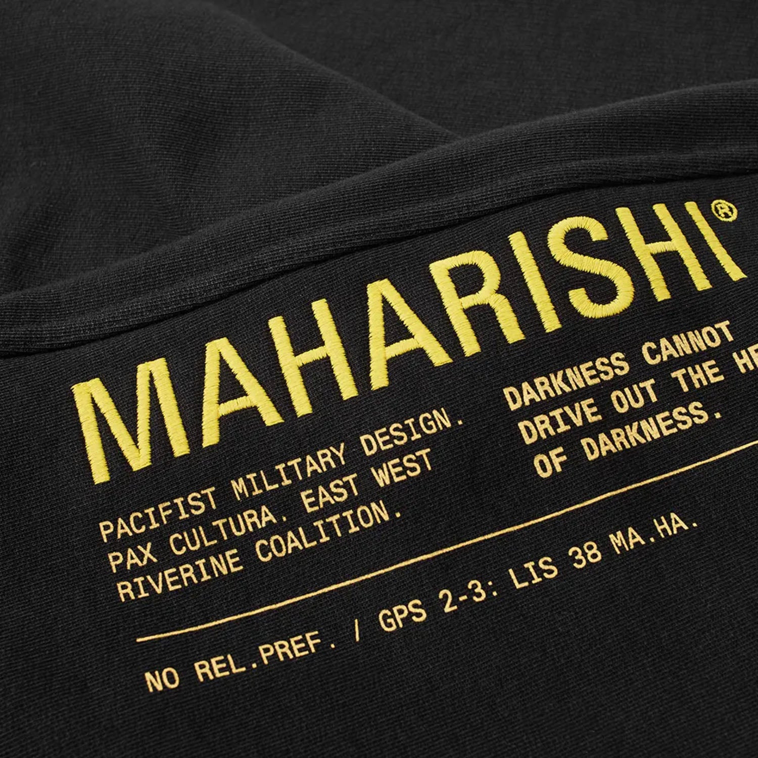 Maharishi Maha Militype '21 Trackpants Organic Sweat 420 Black
