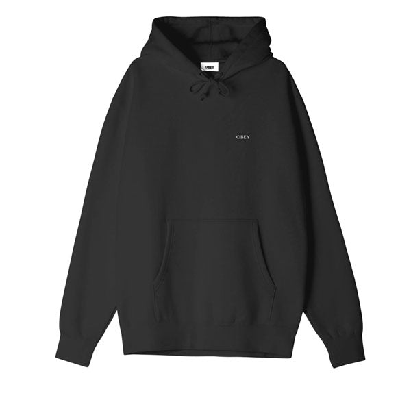 Obey Torn Icon Face Hoodie Black