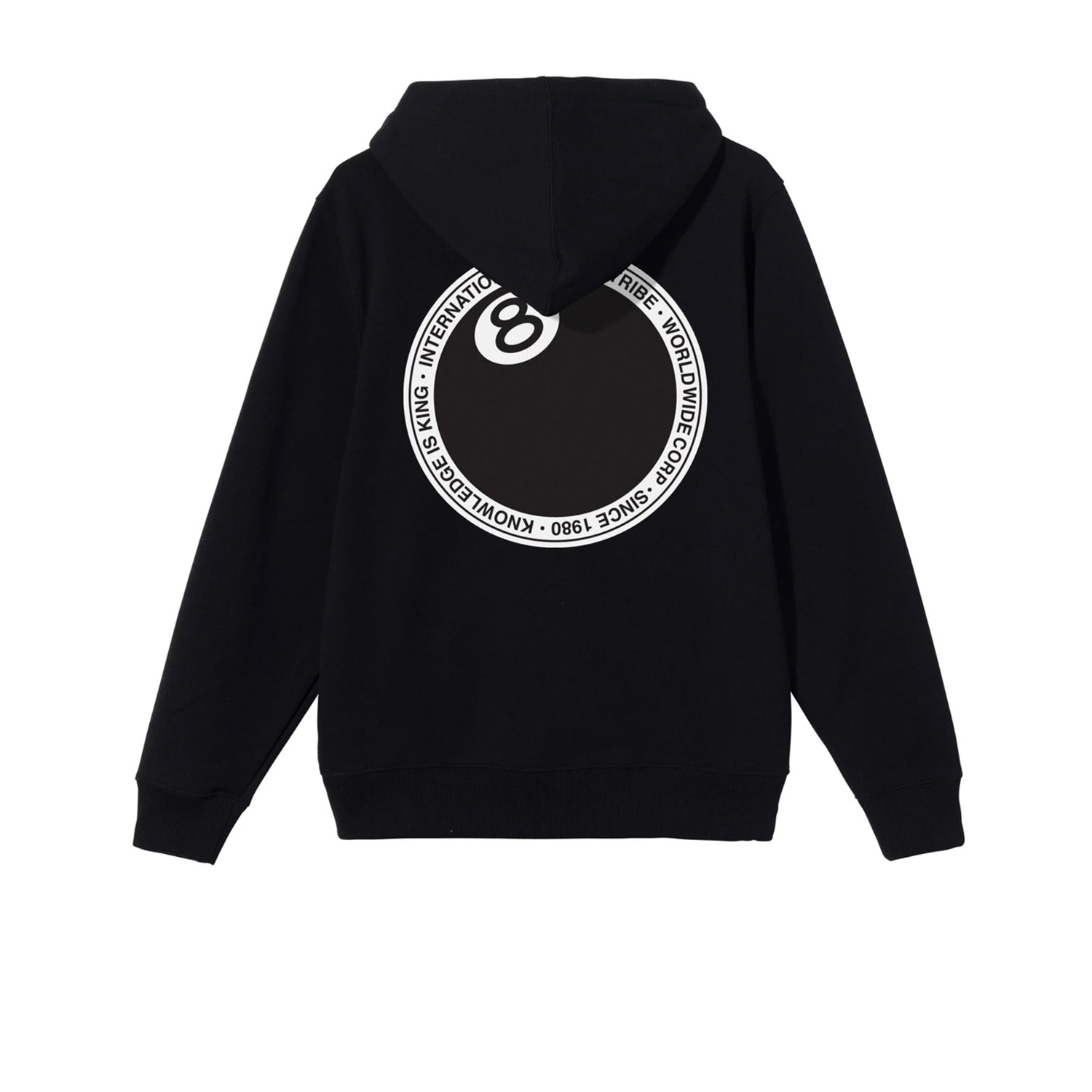 Stussy 8 Ball Dot Hood Black