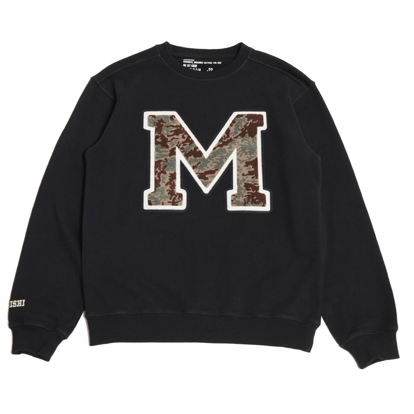 Maharishi MA23 Embroidered Crew Black