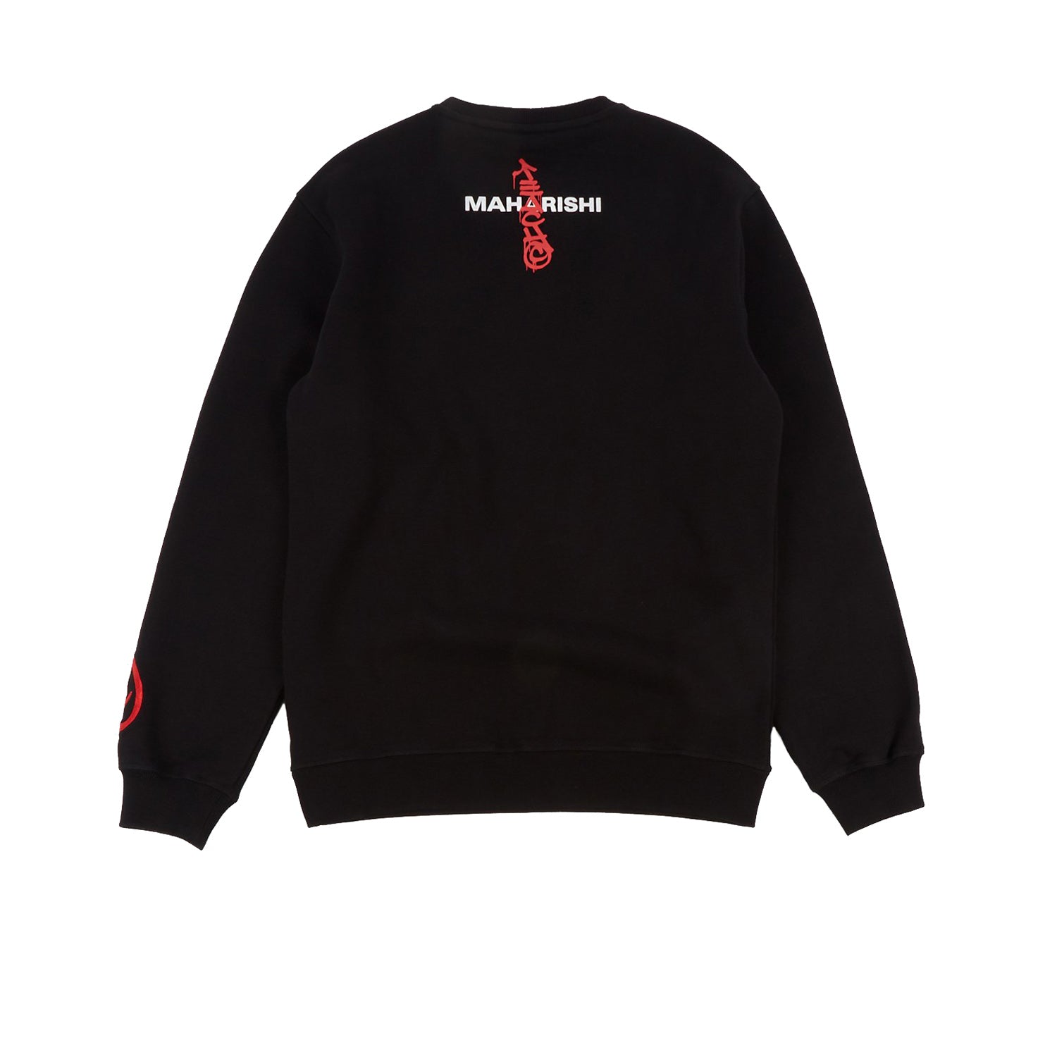 Maharishi Teach X Maha OX Crew Sweat Organic Sweat 420 Black